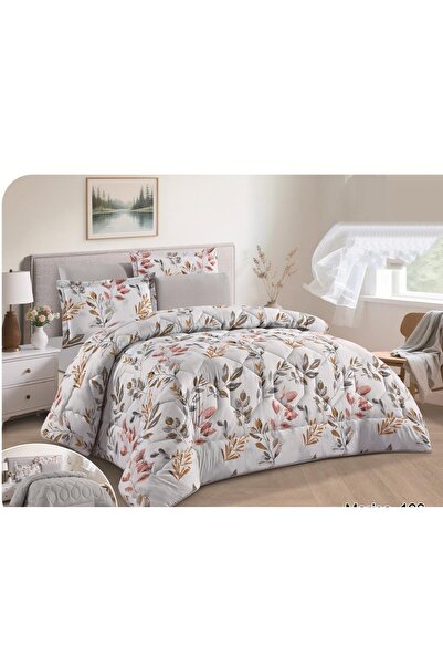 alzawia لحاف ماريسا نفرين 6 قطع منفوخ مايكروفايبر مشجر وجهين