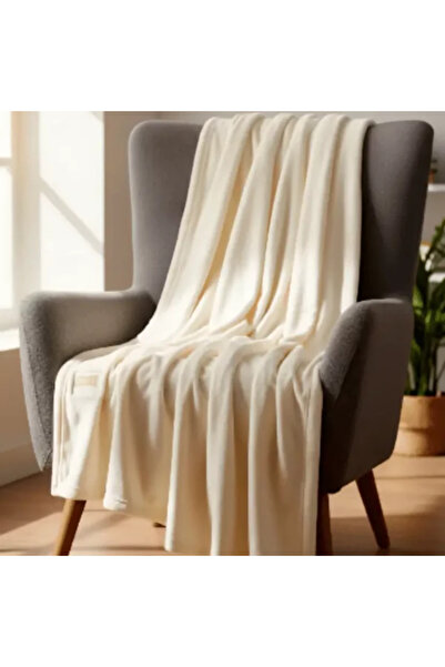 Binown Warm plain off-white Blanket 180*200