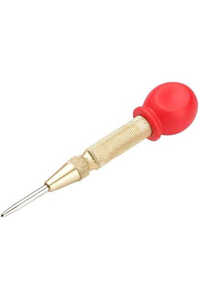 zola Automatic spring punch, aluminium, 13 cm, gold plated