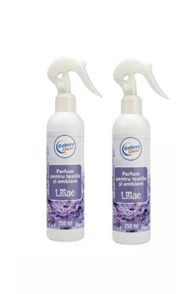 Galaxy Clean Pachet 2 parfumuri pentru textile 250ml Liliac