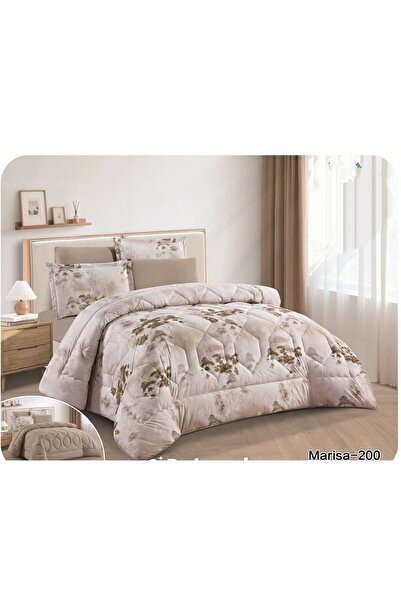 alzawia Marissa Nephrine 6-Piece Fluffy Floral Microfiber Double-Sided Duvet