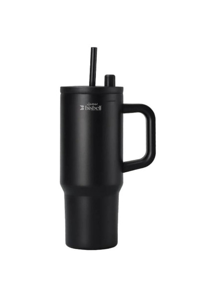 Bisbell Stainless Steel Insulated Mug with Straw, 700ML Vacuum Travel Tumbler...
