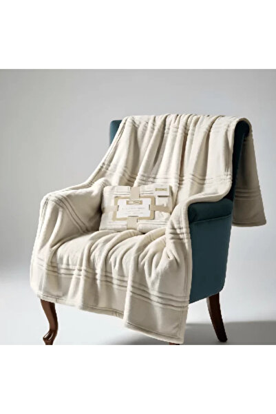 Binown اسيل بطانية ناعم بيج 180*200