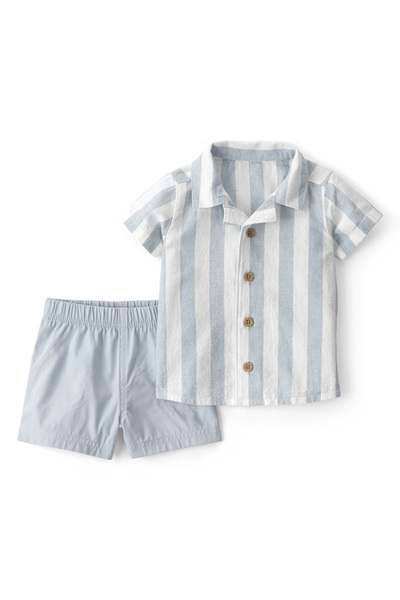 Carter's Baby Boy Shirt Shorts Set 3 Months-24 Months Blue