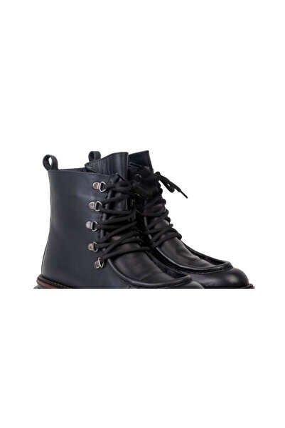 ANNASIA SHOES ROBERTA Boots - Black Leather