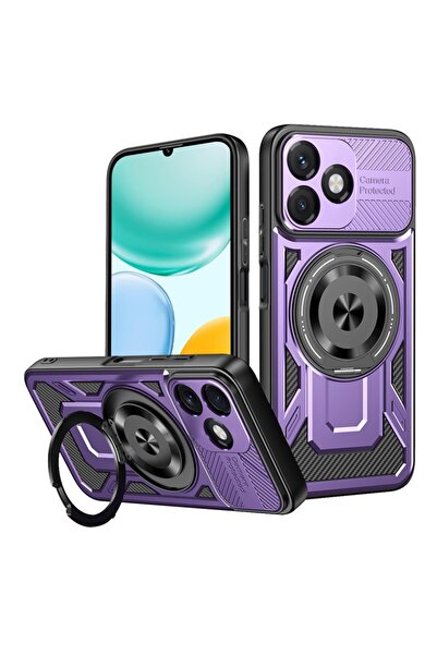 SKYDDAR INNOVATION Case for Honor X5c Plus, RuggedCam, Magnetic ring, sticker...