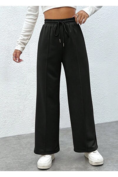 Sun Victoria Women's Striped Front Loose-Fit Sweatpants