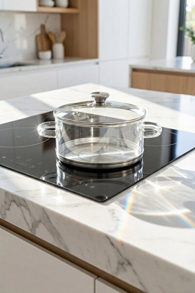 ACAR Pureglass Heat Resistant Glass Pot - 20 cm - 2.5 L