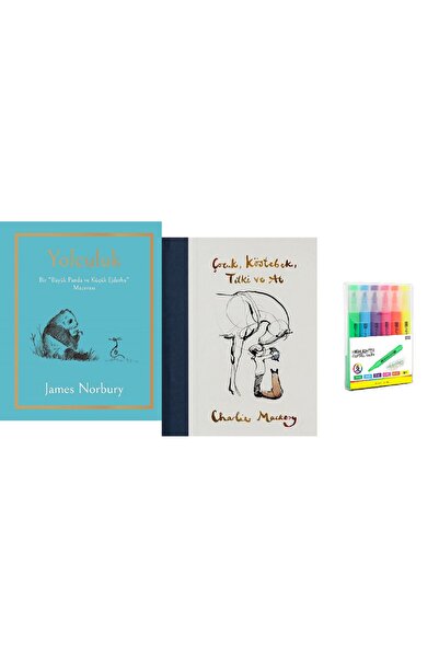 CAN Yolculuk + Çocuk,Köstebek,Tilki ve At / 2 Kitap SET (KALEM SET HD)