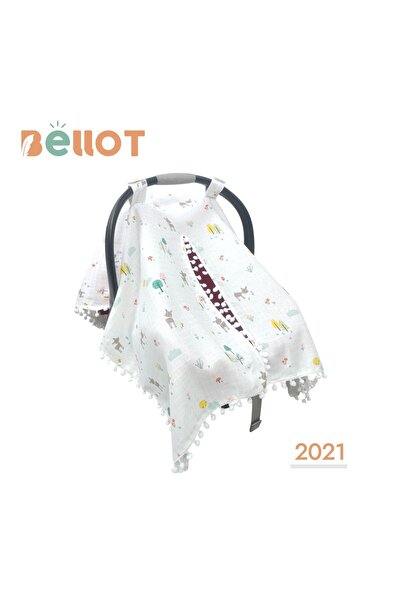 BELLOT غطاء عربة أطفال من الموسلين 2021