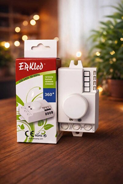 ACIOĞLU PARAKENDE Erkled ERK4002 360° Radar Sensör – Hareket Sensörü – 220-240V
