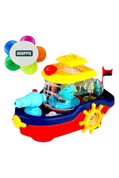 OEM Играчка кораб Хупи с водно оръдие, звуци/светлини, 3+ години, нетоксични ...