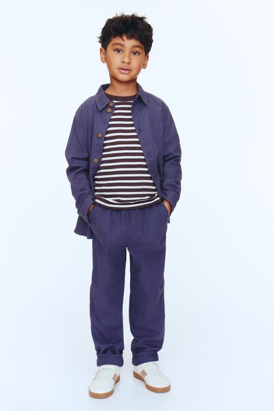 H&M Keten Karışımlı Pantolon