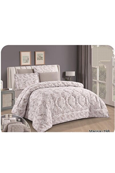 Moon Marissa Nephrine 6-Piece Fluffy Floral Microfiber Double-Sided Duvet