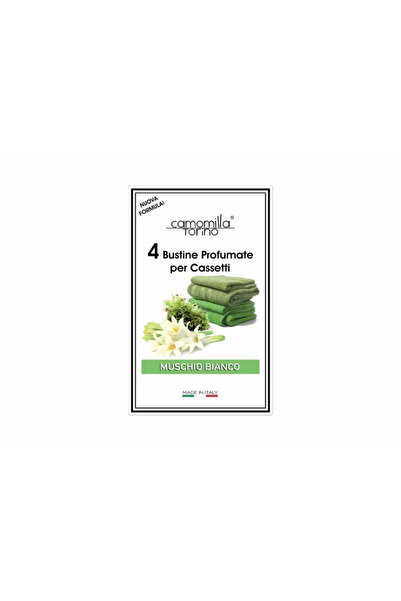 Camomilla Odorizant dulap Camomilla, set 4 buc, moscs alb, camomila