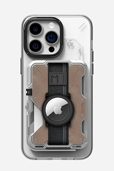 Aulumu محفظة جلدية معدنية مغناطيسية متعددة الأغراض G03 مع حامل بطاقات من الجل...