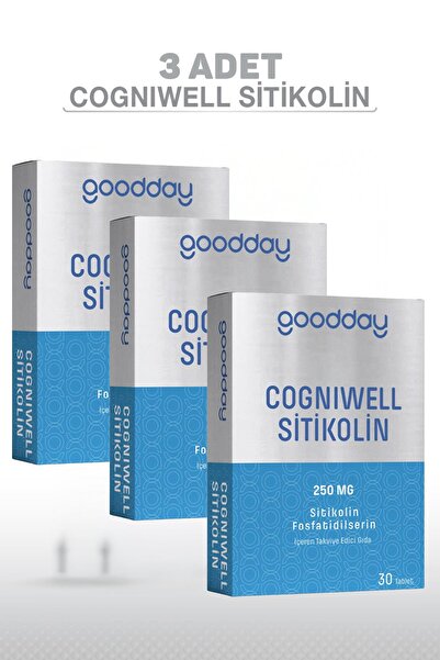 goodday Cogniwell Sitikolin 30 Tablet 3 Adet
