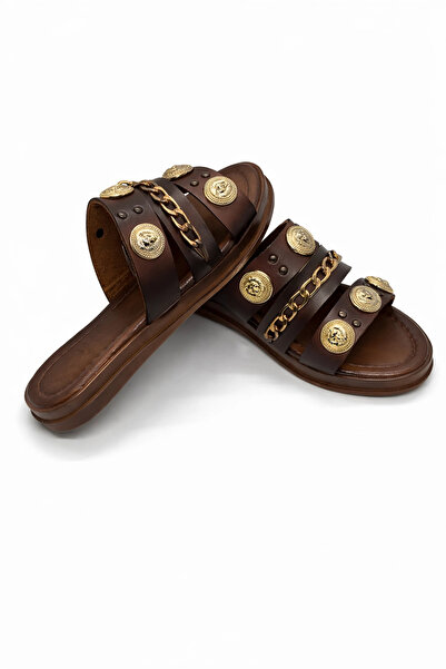 Lively Stylish Leoni Women's Tan Accessory Detailed Comfortable Non-Slip Sole...