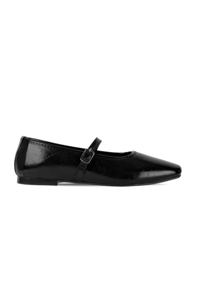 Lal Shoes & Bags Pantofi balerini Blame pentru femei, cu vârf rotund și o sin...
