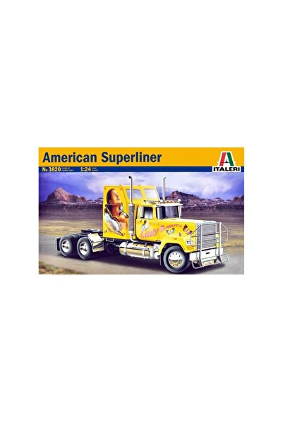 İtaleri 3820 American Superliner Truck and Trailer Model Kit 1:24