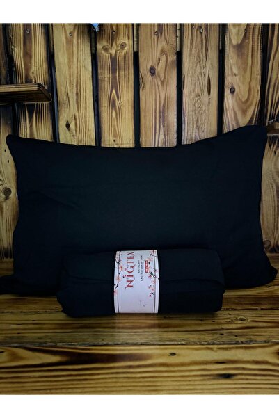 NİĞTEX Single Black Elasticated Sheet Set - 100 X 200