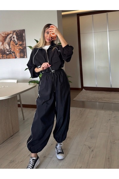 Jungle Quzu Tasarım Cool Şerit Detaylı Paraşüt Takım