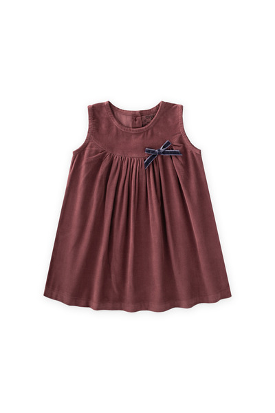 Cigit Кадифена рокля Jile 0-7 години, бордо