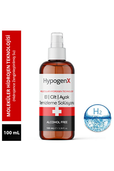 HypogenX El | Cilt | Ayak Temizleme Solüsyonu - 100 mL (Hipokloröz Asit Bazlı...