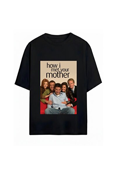 SVART WEAR How I Met Your Mother Printed Unisex Oversize T-Shirt
