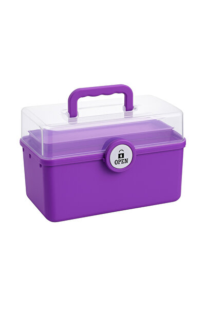 zola Cutie organizatoare medicamente 26x18x13 cm, 6 compartimente, 2 rafturi ...