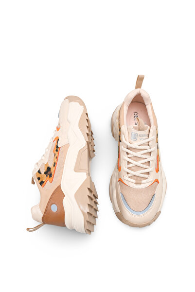 DELSOLERA Women's Daily High Sole Stylish Lace-Up Orthopedic Sole Comfortable...