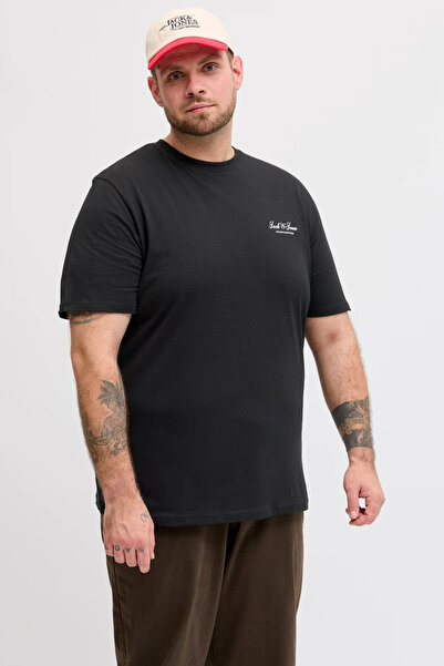 Jack & Jones Ανδρικό T-shirt με λαιμόκοψη ποδηλάτου, βαμβακερό, κανονική εφαρ...