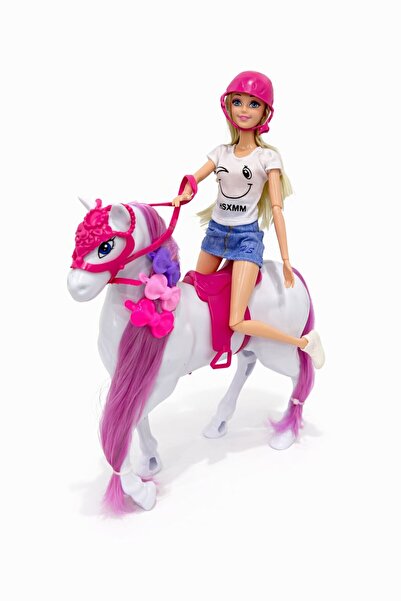 Barbie Interactive equestrian toy for girls: Stylish doll with horse and groo...