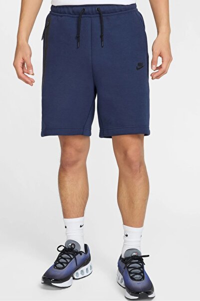 Nike Sportswear Tech Fleece Shorts Günlük Pamuklu Spor Şort Lacivert