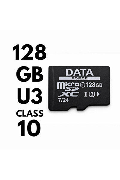 DataForce بطاقة ذاكرة 128 جيجابايت U3 تعمل على مدار الساعة طوال أيام الأسبوع