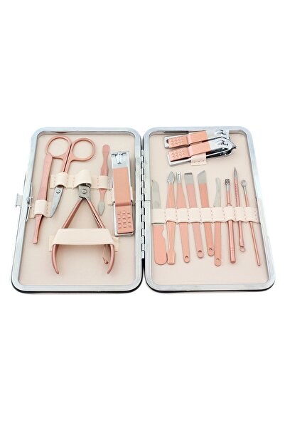 zola Nail kit, 16 pieces, manicure and pedicure, storage kit, cream