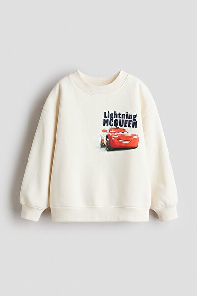 H&M Baskılı Sweatshirt