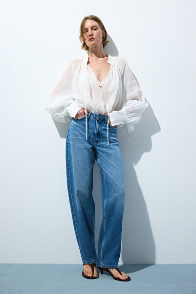 H&M Barrel High Waist Jeans