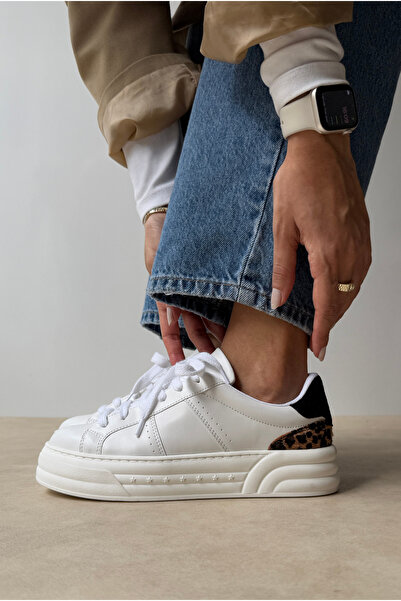 Mupa Shoes Women's Sports Shoes White Leopard