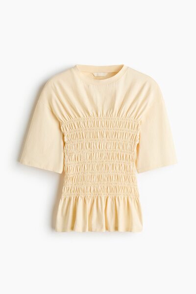 H&M Büzgülü Tişört