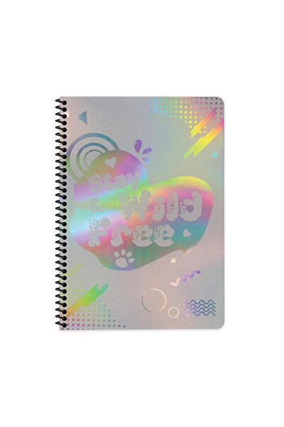 KESKİN COLOR دفتر ملاحظات سبيرال نانو بغطاء من البولي بروبيلين مقاس A4 - Wild...