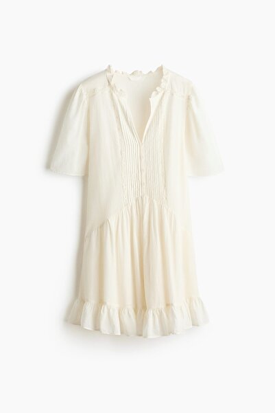 H&M Viskoz Karışımlı Tunik Elbise