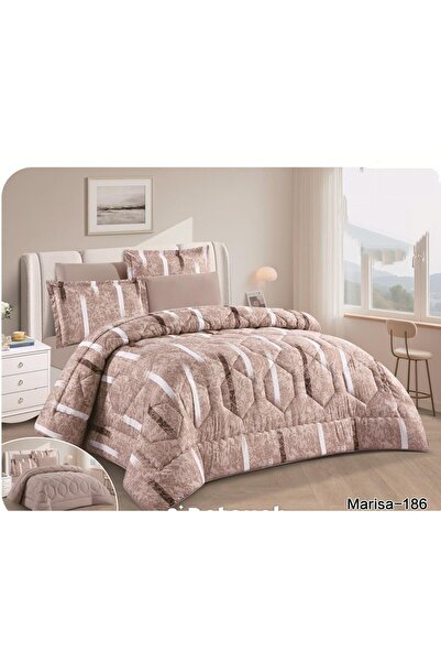 alzawia لحاف ماريـسا نفر 4 قطع منفوخ مايكروفايبر مشجر وجهين