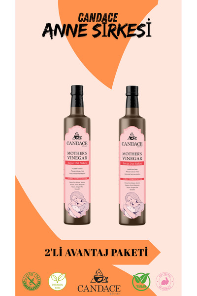 Candace Emziren Anneler İçin Süt Arttırıcı Anne Sirkesi 2'li Paket 250 Ml