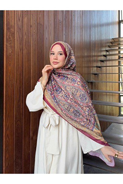 Mira İpek Desenli Pamuk Soft Şal Nostalji Serisi ps228