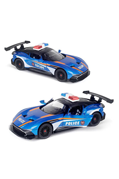 OEM Mașină model de poliție Aston Martin Valkyrie, metal, scară 1:24, 20 cm, ...