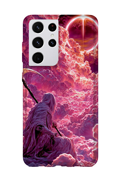 lelia حافظة هاتف شفافة متوافقة مع جالاكسي S21 الترا مطبوع |   المجموعة: دارك ...