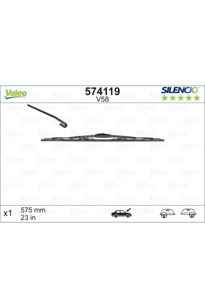 VALEO Lamelă ștergătoare 574119