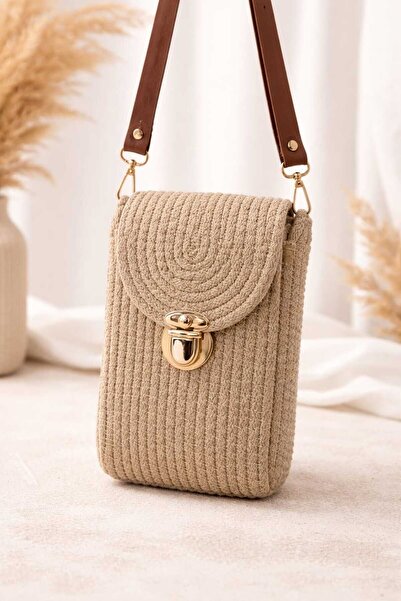 HandmadeSNM Natural Mini Crossbody Bag (20×12)