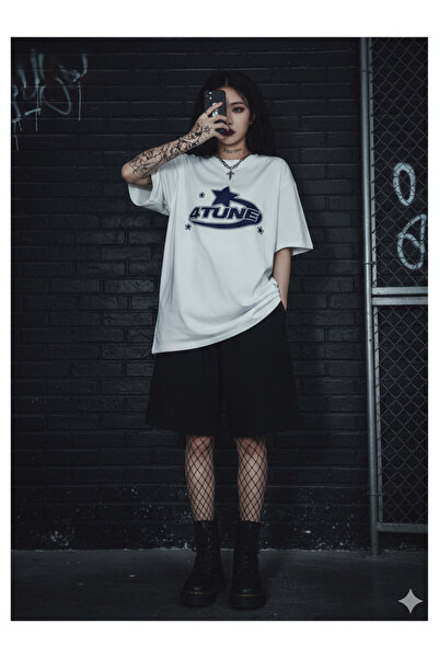 Agolady Μπλουζάκι Unisex Oversize Gothic 4tune με λαιμόκοψη ποδηλάτου